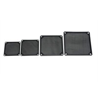 Black 80mm Aluminium fan filter from Akasa GRM80-AL01-BK