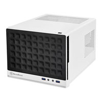 Silverstone Sugo SG13WB Mini ITX Cube Case - White/Black