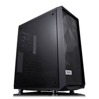 Fractal Meshify C TG Blackout Tempered Glass Mid Tower Gaming High Airflow Quiet Case