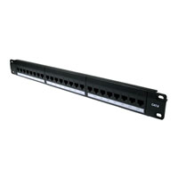 Xclio 24 Port 1U CAT 6 Patch Panel