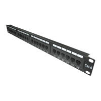 Xclio 19" 24 Port CAT5/6E Patch Panel