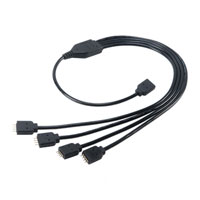 Akasa RGB LED Splitter Cable