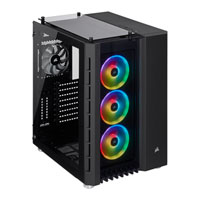 Corsair Crystal 680X RGB Smart Black Glass Cube PC Gaming Case