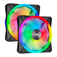 Corsair iCUE QL140 RGB 140mm PWM Fan Double Pack