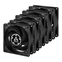 Arctic P8 3-Pin 80mm Cooling Fan Value Pack of 5