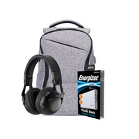 Korg NC-Q1 Noise Cancelling Headphones + Backpack & Powerbank