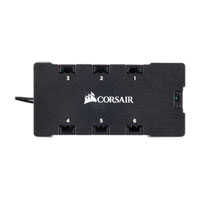 CORSAIR RGB Fan LED Hub for RGB LED fans from CORSAIR - Black