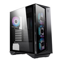 MSI MPG GUNGNIR 110R Black Mid Tower Tempered Glass PC Gaming Case (2021 Update)