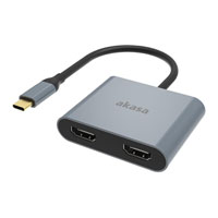 Akasa USB Type-C to Dual HDMI MST Adapter