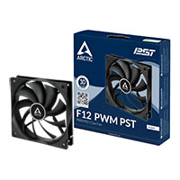 Arctic F12 PWM PST 4-pin Black Cooling Fan