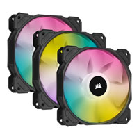 Corsair iCUE SP120 RGB ELITE Triple 120mm PWM Fan Expansion Pack with Lighting Node CORE