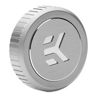 EK-Quantum Torque Satin Titanium G1/4 Water Cooling Plug with Badge