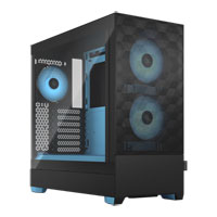 Fractal Pop Air RGB Cyan Core Mid Tower Tempered Glass PC Case