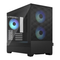 Fractal Pop Mini Air RGB Black MicroATX Tempered Glass PC Case