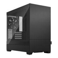 Fractal Pop Mini Silent Black MicroATX Tempered Glass PC Case