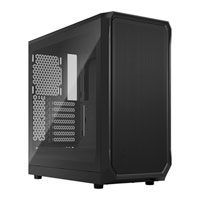 Fractal Design Focus 2 Black Mid Tower Tempered Glass PC Case