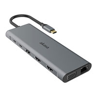 Akasa 14-In-1 Dock USB3.2 USB-C with 60W PD