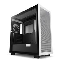 NZXT H7 Flow Black/White Mid Tower Tempered Glass PC Gaming Case