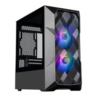 Cooler Master TD300 Mesh Mini Tower Tempered Glass Black PC Case