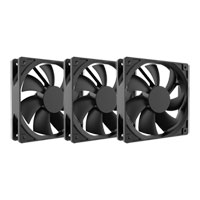 Akasa Smart Black 120mm PWM Fan Triple Pack