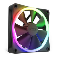 NZXT F120 RGB 120mm PWM Single High Airflow Fan Black