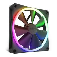 NZXT F140 RGB 140mm PWM Single High Airflow Fan Black