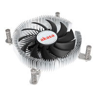 Akasa AK-CC6609EP01 Intel LGA1700 Thin Mini ITX Cooler