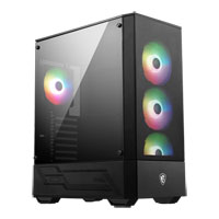 MSI MAG FORGE 112R Black Tempered Glass Mid-Tower Case