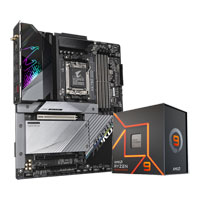 Gigabyte X670E AORUS MASTER + AMD Ryzen 9 7900X CPU Bundle