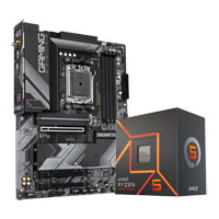 Gigabyte B650 GAMING X AX Motherboard DDR5 AMD EXPO + AMD Ryzen 5 7600 CPU Bundle