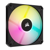 Corsair AF120 SLIM RGB Black Single Small Form Factor 120mm PWM Fan