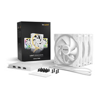 be quiet! Light Wings White 120mm ARGB PWM Triple Pack Case Fans