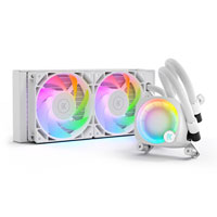 EKWB 240mm EK-Nucleus CR240 Lux D-RGB White Intel/AMD CPU Liquid Cooler