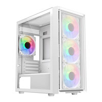 CiT Luna White Tempered Glass MicroATX Case