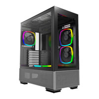 Montech SKY TWO Black Mid Tower PC Case with 4x ARGB Fans