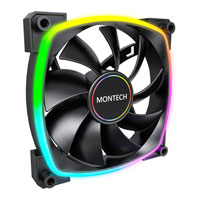 Montech AX140 PWM Black 140mm ARGB Case Fan