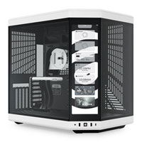 Hyte Y70 Touch Dual Chamber White Mid Tower PC Case