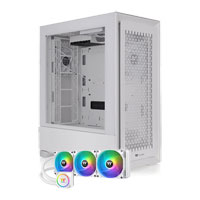 ThermalTake CTE T500 Air Snow Chassis + ThermalTake TH360 ARGB Sync Snow AIO Bundle