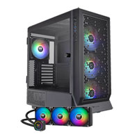 ThermalTake Ceres 500 ARGB TG Black Chassis + ThermalTake TH420 ARGB Sync AIO Bundle