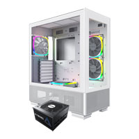 Montech SKY TWO White PC Case + Montech CENTURY GOLD G5 850W PSU Bundle