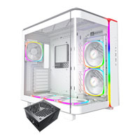 Montech KING 95 White PRO PC Case + Montech TITAN GOLD 1000W PSU Bundle